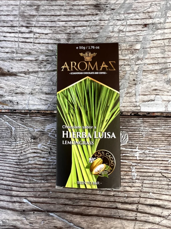 Chocolate sabor a HIERBA LUISA LEMONGRASS
